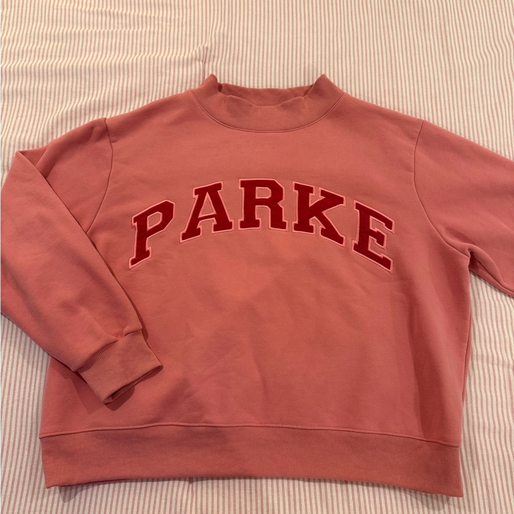 Parke Women's Pink Crew Neck Sweater